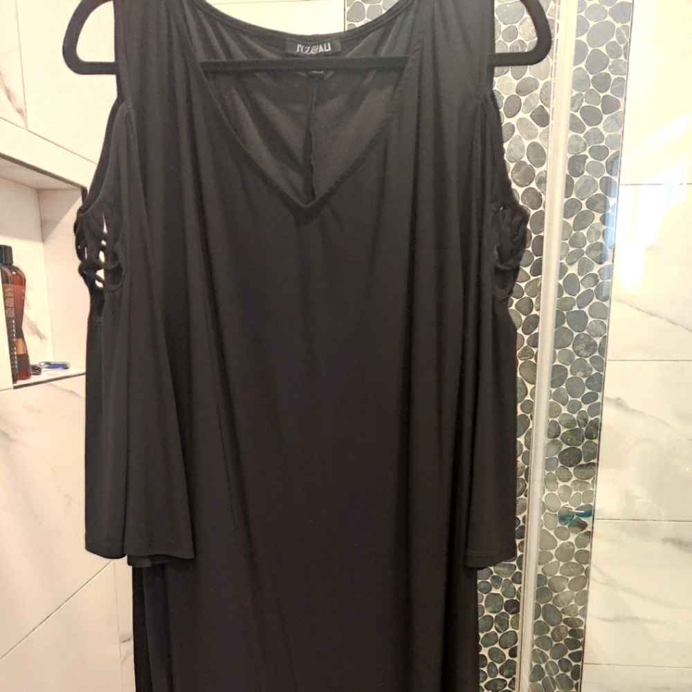 Cold shoulder dress